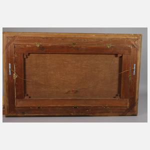 Abendlandschaft mit Hochwasser