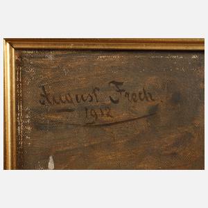 August Frech, Dame mit Buch