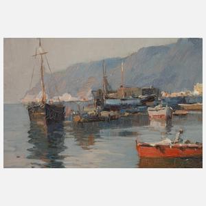 G. Maziani, Mediterrane Hafenimpression