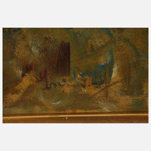 Wilhelm Beindorf, Gesellschaft in Sommerlandschaft