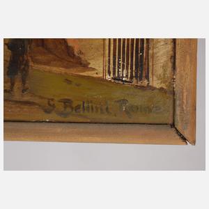 G. Bellini, Ansicht der Karlsbrücke in Prag