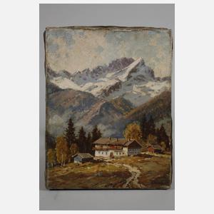 Carl Bertold, Bauernhof im Gebirge