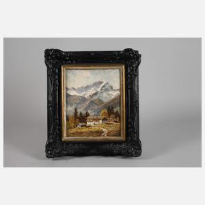 Carl Bertold, Bauernhof im Gebirge