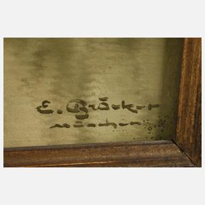 Ernst Bröcker, Morgenstimmung am Bach