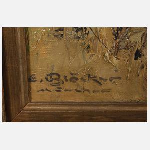 Ernst Bröcker, See im Gebirge