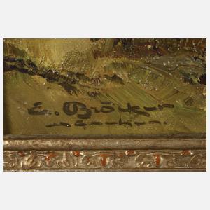 Ernst Bröcker, Hochgebirgslandschaft