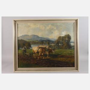 Gustav Johannes Buchner, Bauer auf dem Feld