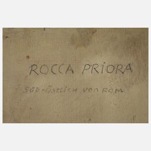 Karl Heinrich Dallinger, Rocca Priora bei Rom