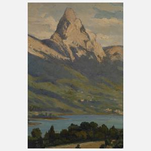 Joseph Egger, Lauerzersee mit Blick auf die Mythen