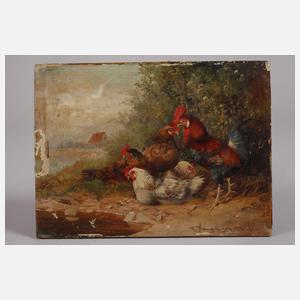 Max Hänger sen., Gruppe Hühner