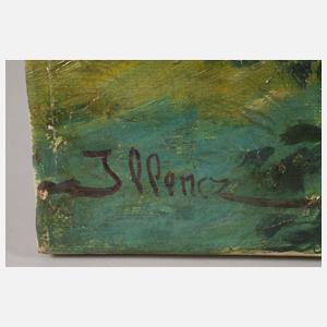 Leopold Illencz, Mädchen unter Birken