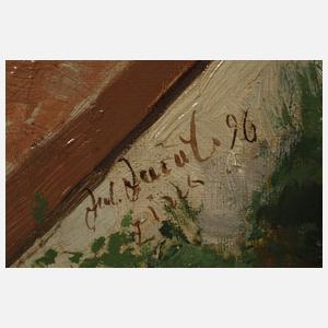 Julius Jacob d. J., "Klosterhof in Tirol"