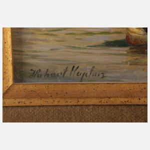 Hubert Kaplan, Enten am Teich