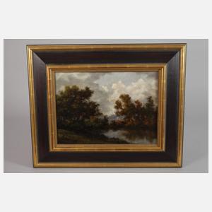 Jacques Samu Kende, attr., Abends am See