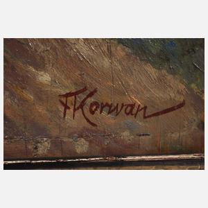 Franz Korwan, "Reisepläne"