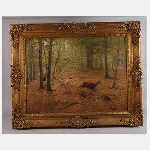 Christian Kröner, Flüchtende Rehe