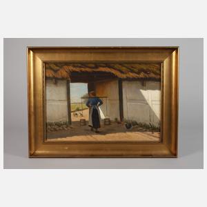 Alfred Larsen, Bauernhofszene