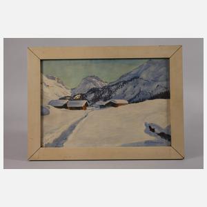 Jean Lehmann, Winter in den Alpen