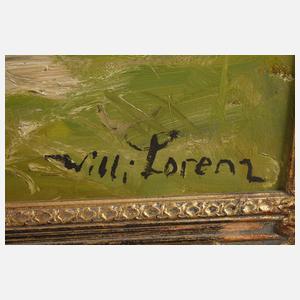 Willi Lorenz, Fasane am Waldrand