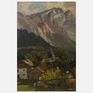 Carl Müller-Baumgarten, Blick auf die Zugspitze