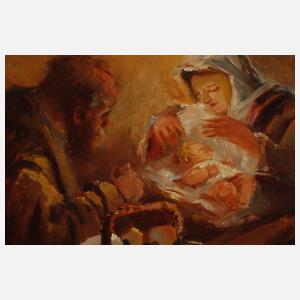 Fritz Müller-Schwaben, "Glückliche Familie"