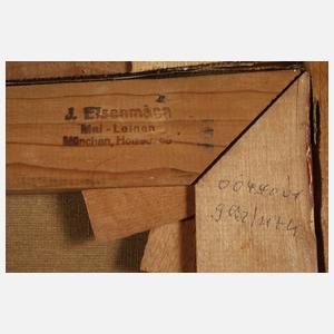 Fritz Müller-Schwaben, Sonnenspitze mit Bergdorf in Tirol