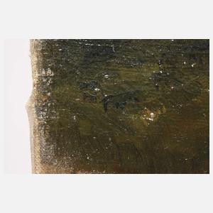 Udo Peters, attr., Sommerlandschaft mit Windmühle