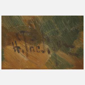 Hermann Prediger, "Holsteiner Stute mit Fohlen"