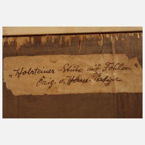 Hermann Prediger, "Holsteiner Stute mit Fohlen"