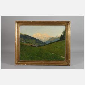 Emil Rau, Sommerabend auf der Alm