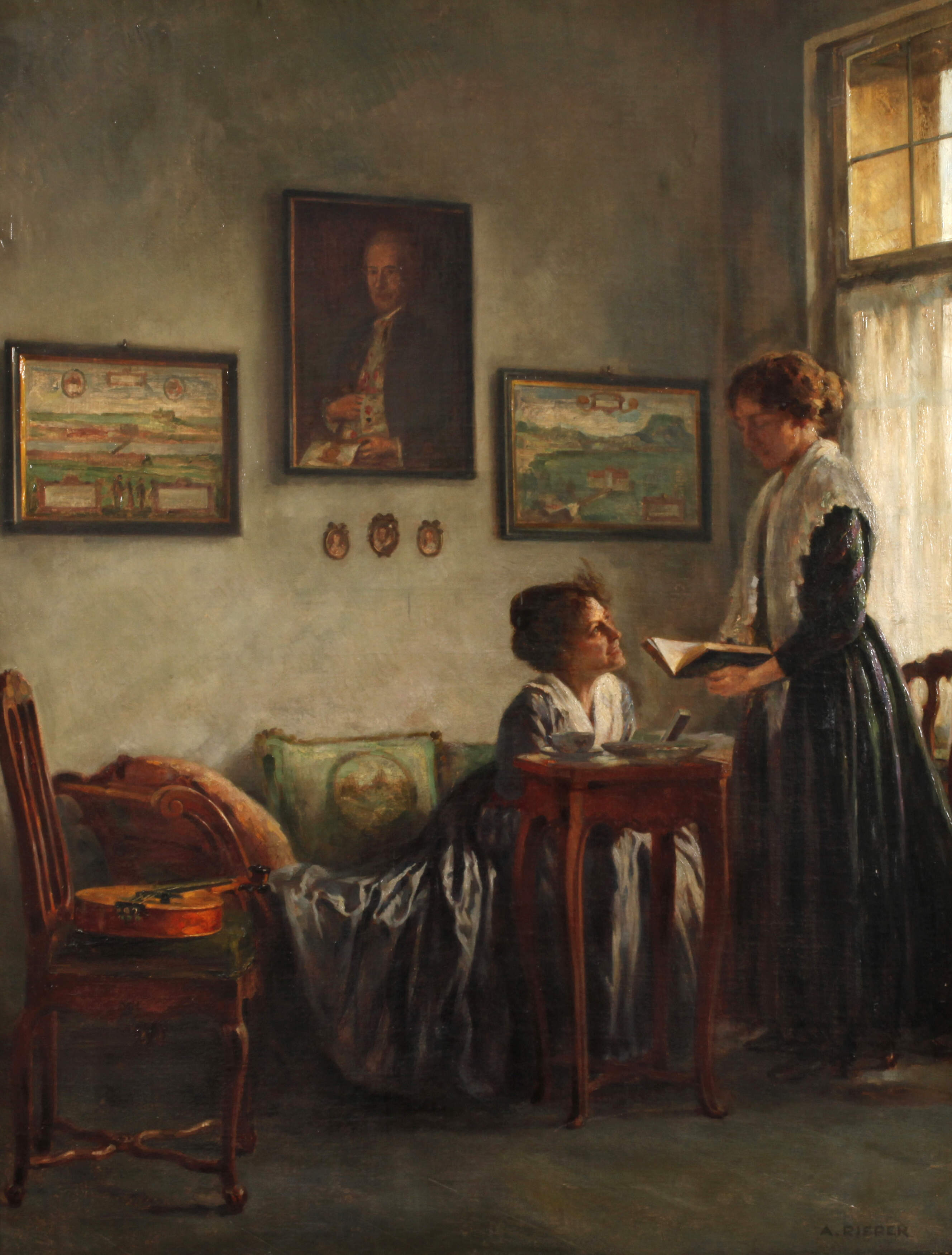 August Rieper, "Sonnige Zeiten"