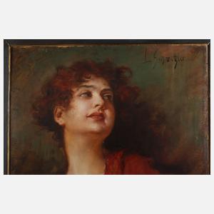 Leopold Schmutzler, Mädchen im roten Kleid