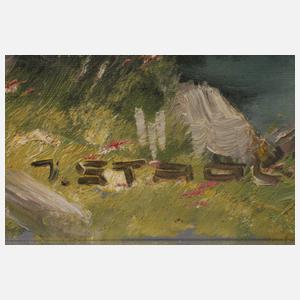 J. Stadler, Eibsee mit Zugspitze