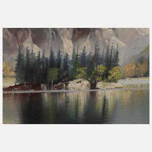 J. Stadler, Eibsee mit Zugspitze