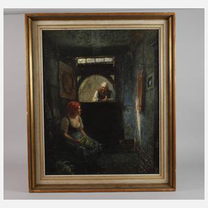 Richard Starcke, Gespräch in der Diele