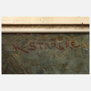 Richard Starcke, Gespräch in der Diele