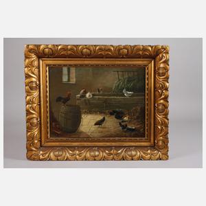 A. Thöny, Im Hühnerstall