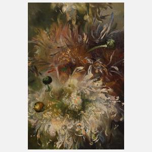 M. Unger, Paar prächtige Blumenstillleben