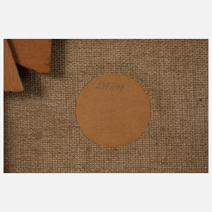 Ludolf Verworner, attr., Mädchenakte im Wald