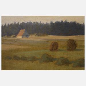 Hans von Volkmann, attr., Heuernte