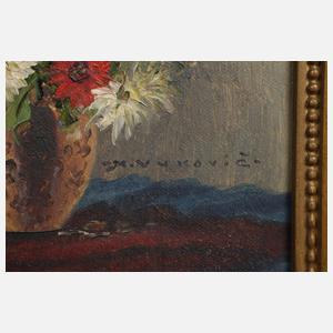 Keist Vukovic, Zwei Blumenstillleben