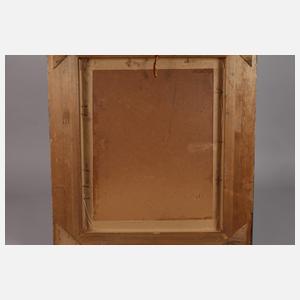 Bruno von Wahl, Blumenstillleben mit Kohlmeise