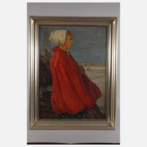 Paul Wallat, Friesenmädchen an der Küste