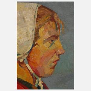 Paul Wallat, Friesenmädchen an der Küste