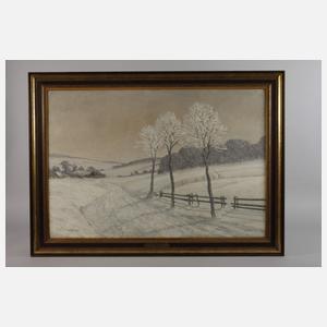 Willy Franz Wirth, Verschneite Landstraße