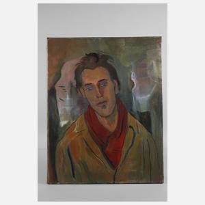 Herrenportrait mit rotem Schal