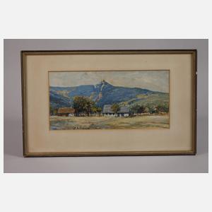 Blick auf den Jeschken in Nordböhmen