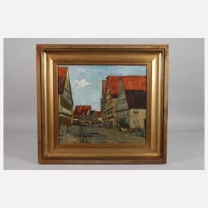 Ansicht eines Marktplatzes