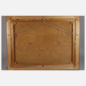 Wikingerschiff in tobender Gischt