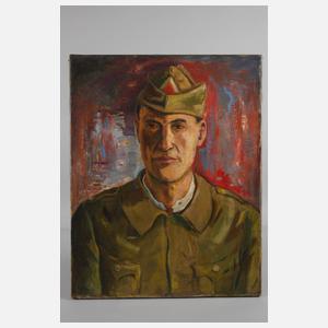 Willi Geiger, attr., Portrait eines rumänischen Soldaten
